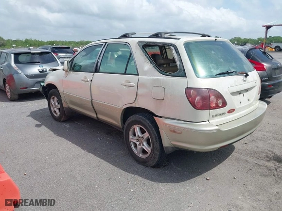 2000 Lexus RX 300 with VIN JT6GF10U9Y0046113, listed as a IAAI auction lot 41974768 with 247,766 mi miles. Bid and sale history available at carsss.com. Image 3.
