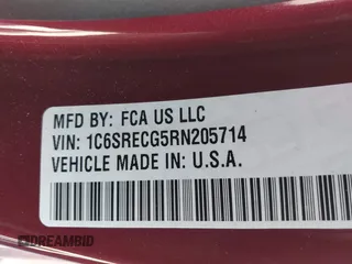 2024 Ram 1500 Tradesman with VIN 1C6SRECG5RN205714, listed as a IAAI auction lot 42085708 with 11,412 mi miles and . Bid and sale history available at DreamBid. Image 9.