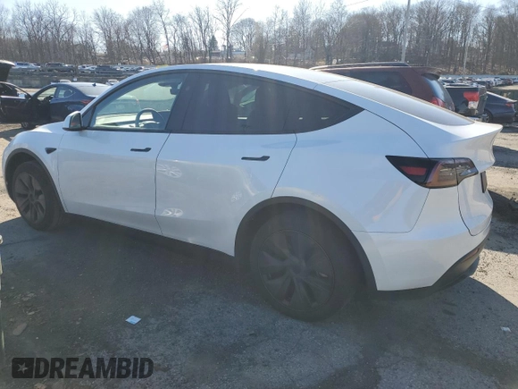 2024 Tesla Model Y with VIN 7SAYGDED9RF094494, listed as a Copart auction lot 50298115 with 7,858 mi miles and Salvage Title. Bid and sale history available at DreamBid. Image 2.