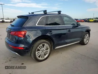 2020 Audi Q5 Premium Plus with VIN WA1BNAFY8L2018701, listed as a Copart auction lot 62367925 with Not provided miles and Salvage title. Bid and sale history available at DreamBid. Image 3.