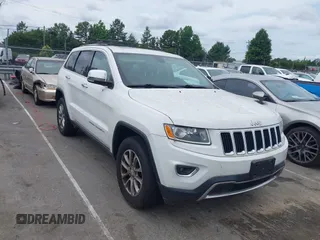 2014 Jeep Grand Cherokee Limited with VIN 1C4RJFBG5EC362137, listed as a IAAI auction lot 42462789 with 123,770 mi miles and . Bid and sale history available at DreamBid. Image 1.