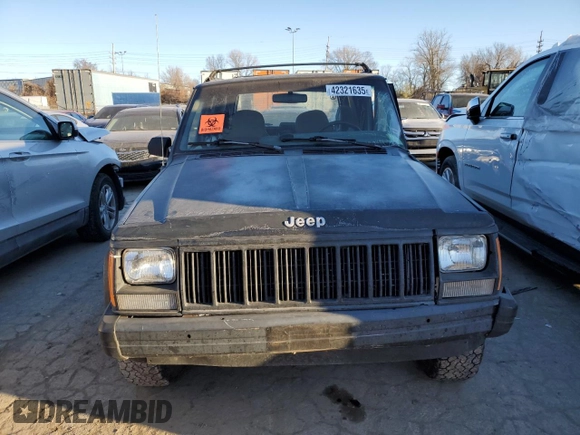 1996 Jeep Cherokee Sport with VIN 1J4FJ68S8TL244251, listed as a Copart auction lot 42321635 with 168,354 mi miles and Salvage Title. Bid and sale history available at carsss.com. Image 5.