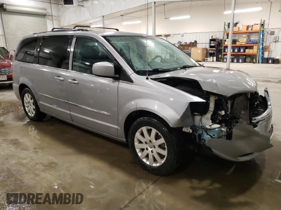 2016 Chrysler Town & Country Touring with VIN 2C4RC1BG9GR172834, listed as a Copart auction lot 51060625 with 153,173 mi miles and Salvage Title. Bid and sale history available at carsss.com. Image 4.