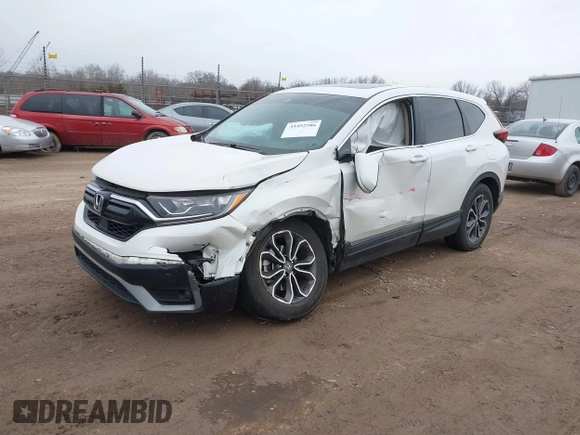 2020 Honda CR-V EX with VIN 5J6RW2H59LL027969, listed as a IAAI auction lot 41452386 with 45,448 mi miles. Bid and sale history available at carsss.com. Image 17.