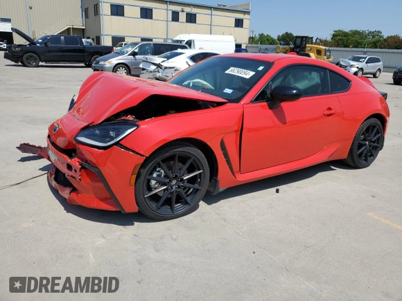 2023 Toyota GR86 Premium with VIN JF1ZNBF11P8757608, listed as a Copart auction lot 66290094 with 0 mi miles and Salvage Title. Bid and sale history available at carsss.com. Image 1.