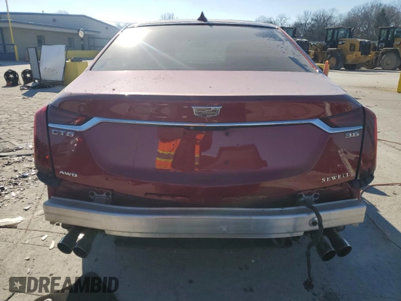 2019 Cadillac CT6 Luxury AWD with VIN 1G6KB5RSXKU128023, listed as a Copart auction lot 88123355 with 139,214 mi miles and Clean Title. Bid and sale history available at DreamBid. Image 6.