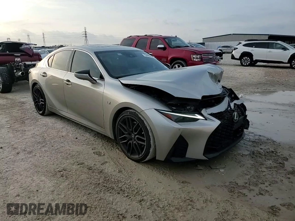 2023 Lexus IS 350 F Sport with VIN JTHGZ1B24P5071822, listed as a Copart auction lot 54992915 with 17,833 mi miles and Salvage title. Bid and sale history available at DreamBid. Image 13.