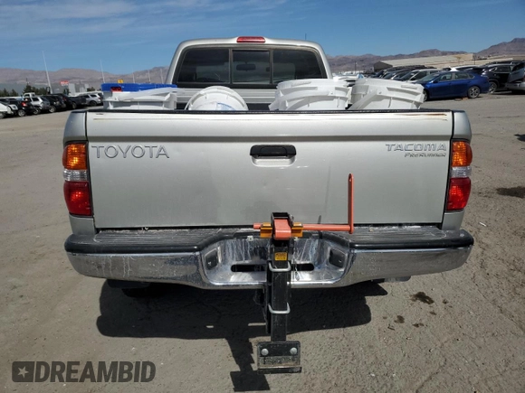 2002 Toyota Tacoma PreRunner with VIN 5TESM92N22Z071780, listed as a Copart auction lot 47476785 with 200,728 mi miles and Salvage title. Bid and sale history available at DreamBid. Image 6.