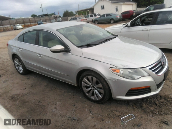 2012 Volkswagen CC Sport PZEV with VIN WVWMP7AN7CE512247, listed as a IAAI auction lot 42096364 with 142,654 mi miles. Bid and sale history available at carsss.com. Image 1.