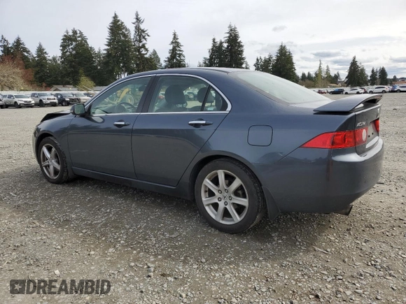2004 Acura TSX w/Navigation with VIN JH4CL96944C038221, listed as a Copart auction lot 52618785 with 240,947 mi miles and Salvage Title. Bid and sale history available at carsss.com. Image 2.