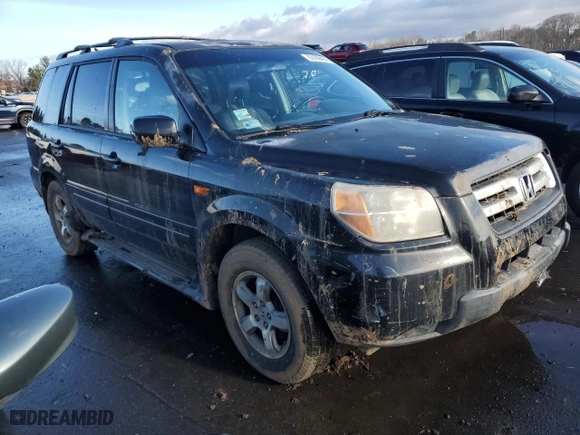 2008 Honda Pilot EX-L with VIN 5FNYF18788B039084, listed as a Copart auction lot 83198494 with 201,213 mi miles and Clean Title. Bid and sale history available at carsss.com. Image 4.