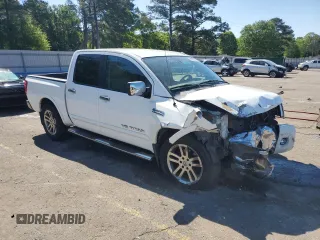 2012 Nissan Titan SV with VIN 1N6BA0ED9CN302103, listed as a Copart auction lot 52678495 with 214,564 mi miles and Salvage title. Bid and sale history available at DreamBid. Image 4.