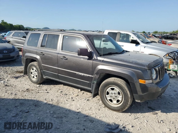 2016 Jeep Patriot Sport with VIN 1C4NJPBA0GD600795, listed as a Copart auction lot 53613385 with 133,586 mi miles and Clean Title. Bid and sale history available at carsss.com. Image 4.