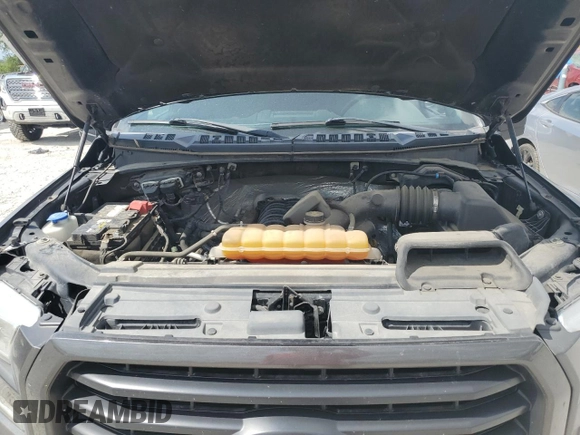 2017 Ford F-150 XL with VIN 1FTEW1EF5HFA56418, listed as a Copart auction lot 58428345 with 118,665 mi miles and Salvage title. Bid and sale history available at DreamBid. Image 11.