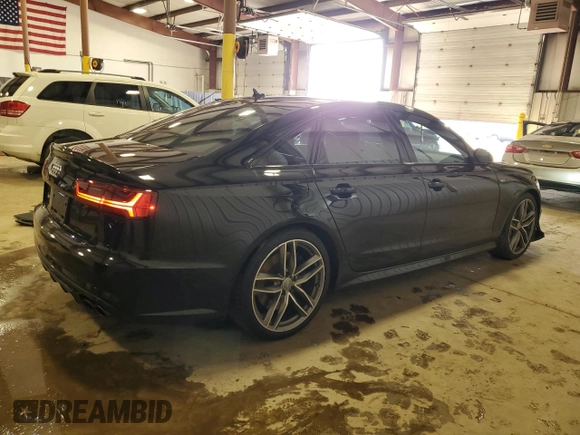 2018 Audi S6 Prestige with VIN WAUHFAFCXJN105218, listed as a Copart auction lot 51214475 with 56,996 mi miles and Salvage Title. Bid and sale history available at carsss.com. Image 3.
