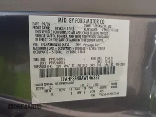 2010 Ford Focus SE with VIN 1FAHP3FN8AW146332, listed as a IAAI auction lot 42073844 with 218,198 mi miles and . Bid and sale history available at DreamBid. Image 9.