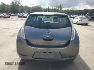2015 Nissan LEAF SL with VIN 1N4AZ0CP3FC317142, listed as a Copart auction lot 79734984 with 77,437 mi miles and Salvage title. Bid and sale history available at DreamBid. Image 6.