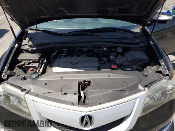 2012 Acura MDX with VIN 2HNYD2H2XCH541172, listed as a Copart auction lot 57385275 with 152,437 mi miles and Salvage title. Bid and sale history available at DreamBid. Image 12.