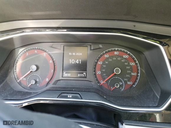2021 Volkswagen Jetta S with VIN 3VWC57BU2MM011864, listed as a Copart auction lot 76787934 with 34,030 mi miles and Salvage Title. Bid and sale history available at carsss.com. Image 9.