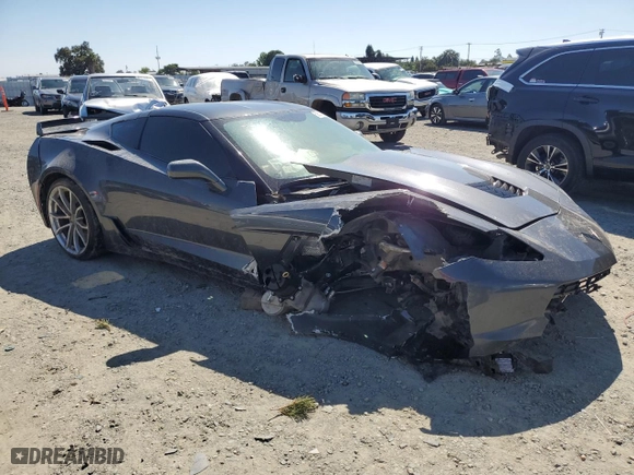 2018 Chevrolet Corvette Grand Sport 1LT with VIN 1G1YW2D70J5101783, listed as a Copart auction lot 69311224 with 0 mi miles and Salvage Title. Bid and sale history available at carsss.com. Image 4.