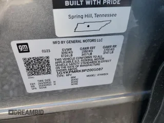 2023 Cadillac LYRIQ RWD Luxury z VIN 1GYKPMRK8PZ001087, wystawiony jako Copart lot #54224495 z przebiegiem 36 395 mil mil oraz Szkoda całkowita • Salvage title. Historia ofert i sprzedaży dostępna na DreamBid. Obrazek 14.