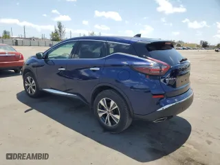 2023 Nissan Murano S with VIN 5N1AZ2AJ5PC138537, listed as a Copart auction lot 52157095 with 37,567 mi miles and Salvage Title. Bid and sale history available at carsss.com. Image 2.