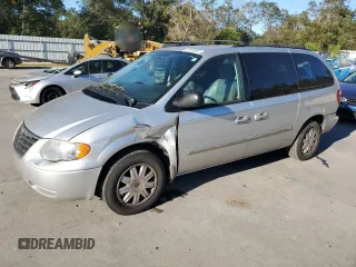 2007 Chrysler Town & Country LWB Touring with VIN 2A4GP54L27R135776, listed as a Copart auction lot 75538084 with 187,755 mi miles and Salvage Title. Bid and sale history available at carsss.com. Image 1.