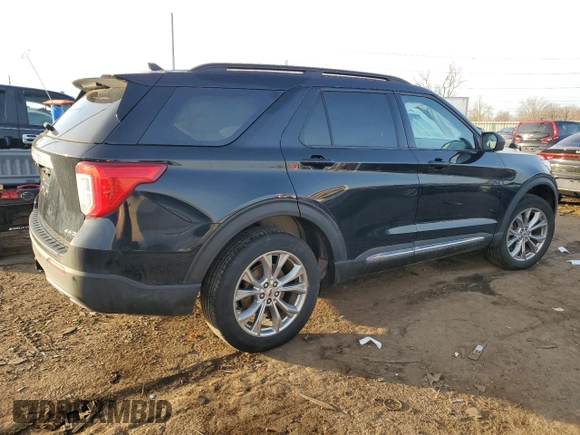 2023 Ford Explorer XLT with VIN 1FMSK8DH2PGA15288, listed as a Copart auction lot 48881495 with 29,235 mi miles and Clean Title. Bid and sale history available at carsss.com. Image 3.