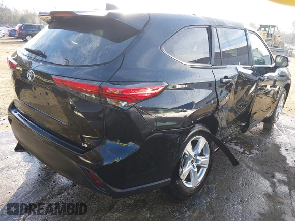 2023 Toyota Highlander L z VIN 5TDKDRAH6PS505375, wystawiony jako IAAI lot #41662089 z przebiegiem 9 700 mil mil oraz . Historia ofert i sprzedaży dostępna na DreamBid. Obrazek 4.
