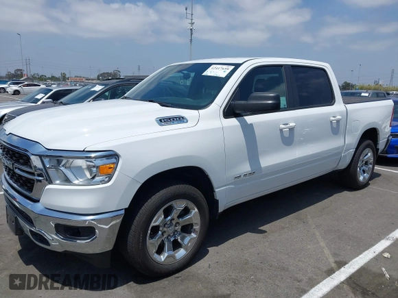 2022 Ram 1500 Big Horn with VIN 1C6SRFFT3NN456823, listed as a IAAI auction lot 42417659 with 5,313 mi miles and . Bid and sale history available at DreamBid. Image 18.