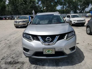 2015 Nissan Rogue S with VIN KNMAT2MT4FP553360, listed as a Copart auction lot 64629834 with 107,423 mi miles and Salvage Title. Bid and sale history available at carsss.com. Image 5.