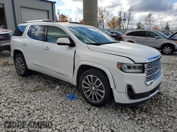 2021 GMC Acadia Denali with VIN 1GKKNXLS3MZ160265, listed as a Copart auction lot 77164974 with 42,124 mi miles and Non repairable. Bid and sale history available at DreamBid. Image 4.
