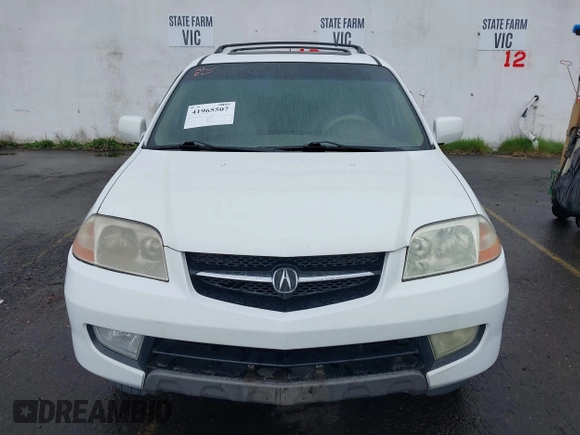 2002 Acura MDX with VIN 2HNYD18282H537033, listed as a IAAI auction lot 41965507 with Not Provided miles. Bid and sale history available at carsss.com. Image 12.