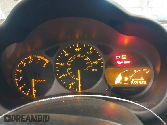 2002 Toyota Celica GT with VIN JTDDR32T320112729, listed as a IAAI auction lot 41420916 with 265,386 mi miles and . Bid and sale history available at DreamBid. Image 7.
