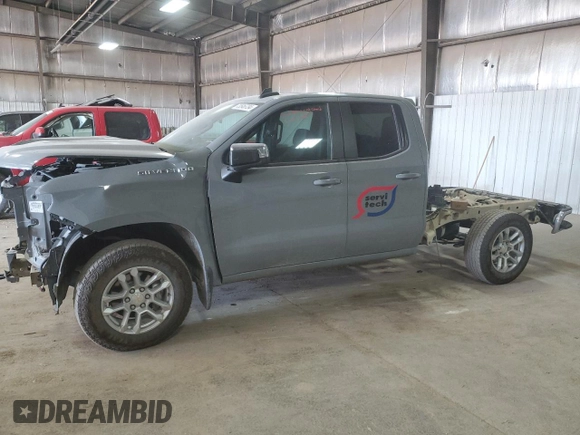 2024 Chevrolet Silverado 1500 LT with VIN 1GCRDDED0RZ239104, listed as a Copart auction lot 73546734 with 6,953 mi miles and Salvage Title. Bid and sale history available at DreamBid. Image 1.