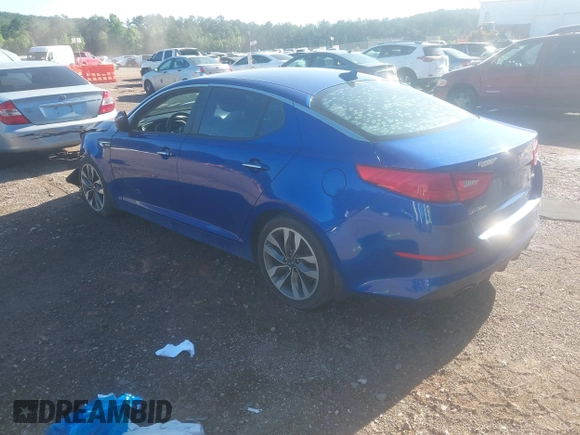 2015 Kia Optima SX Turbo with VIN 5XXGR4A68FG447228, listed as a IAAI auction lot 42308294 with 191,802 mi miles and . Bid and sale history available at DreamBid. Image 3.