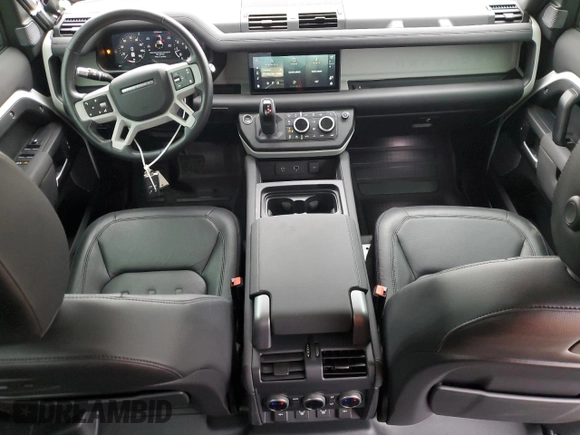 2021 Land Rover Defender S with VIN SALEJERX2M2050269, listed as a Copart auction lot 81032194 with 23,134 mi miles and Salvage title. Bid and sale history available at DreamBid. Image 8.