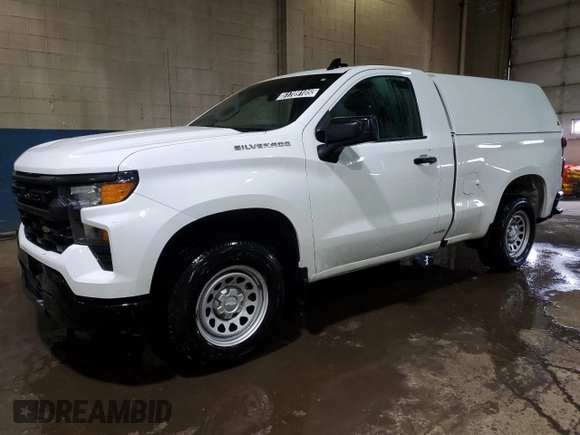 2023 Chevrolet Silverado 1500 Work Truck with VIN 3GCNAAEK6PG351438, listed as a Copart auction lot 51709105 with 138,749 mi miles and Clean Title. Bid and sale history available at carsss.com. Image 1.