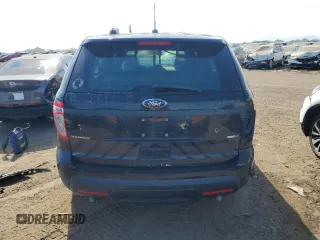 2013 Ford Utility Police Interceptor with VIN 1FM5K8AR6DGA63897, listed as a Copart auction lot 73133274 with 0 mi miles and Clean Title. Bid and sale history available at carsss.com. Image 6.