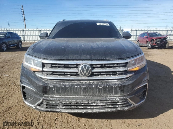 2020 Volkswagen Atlas Cross Sport 3.6L V6 SEL R-Line with VIN 1V2RE2CA2LC224610, listed as a Copart auction lot 43158785 with 71,604 mi miles and Salvage Title. Bid and sale history available at carsss.com. Image 5.