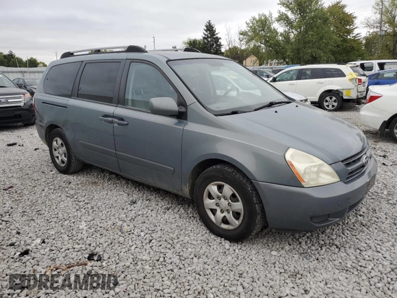 2008 Kia Sedona LX with VIN KNDMB233186254919, listed as a Copart auction lot 72688714 with 229,706 mi miles and Salvage Title. Bid and sale history available at carsss.com. Image 4.