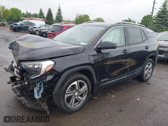 2020 GMC Terrain SLT with VIN 3GKALPEV8LL299547, listed as a IAAI auction lot 42324814 with 70,422 mi miles and . Bid and sale history available at DreamBid. Image 2.