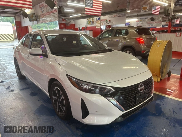 2024 Nissan Sentra SV with VIN 3N1AB8CV6RY295213, listed as a IAAI auction lot 42796157 with 17,859 mi miles and . Bid and sale history available at DreamBid. Image 15.