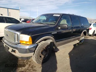 2001 Ford Excursion Limited z VIN 1FMNU42S81EC44849, wystawiony jako Copart lot #82301013 z przebiegiem 127 797 mil mil oraz Szkoda całkowita • Salvage title. Historia ofert i sprzedaży dostępna na DreamBid. Obrazek 1.