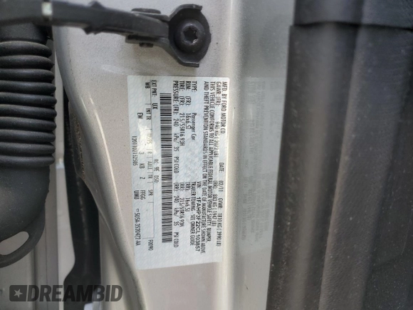 2012 Ford Focus SE with VIN 1FAHP3F22CL103857, listed as a Copart auction lot 54409895 with 153,744 mi miles and Salvage Title. Bid and sale history available at carsss.com. Image 12.