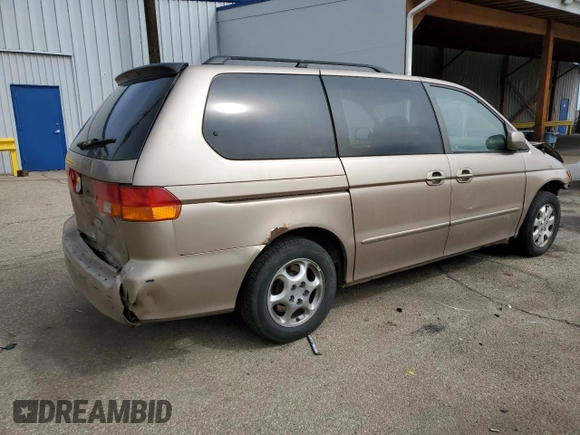 2003 Honda Odyssey EX-L with VIN 5FNRL18933B020997, listed as a Copart auction lot 49858395 with 264,091 mi miles and Salvage Title. Bid and sale history available at DreamBid. Image 3.