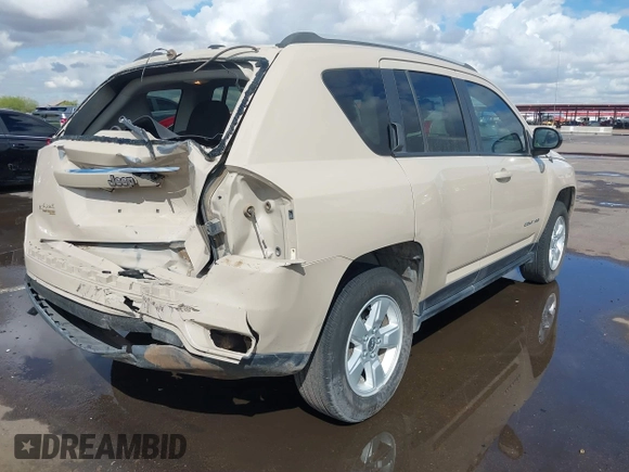 2017 Jeep Compass Sport with VIN 1C4NJCBA8HD187079, listed as a IAAI auction lot 41771632 with 202,484 mi miles and . Bid and sale history available at carsss.com. Image 4.
