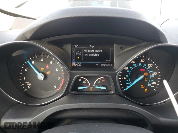 2015 Ford Escape Titanium with VIN 1FMCU0J98FUA46879, listed as a Copart auction lot 51173555 with 72,093 mi miles and Salvage Title. Bid and sale history available at DreamBid. Image 9.