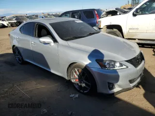 2012 Lexus IS 350 with VIN JTHCE5C2XC5002465, listed as a Copart auction lot 81585194 with 192,408 mi miles and Salvage title. Bid and sale history available at DreamBid. Image 4.