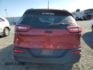 2017 Jeep Cherokee Sport with VIN 1C4PJLABXHW654803, listed as a Copart auction lot 46879225 with 138,377 mi miles and Salvage title. Bid and sale history available at DreamBid. Image 6.